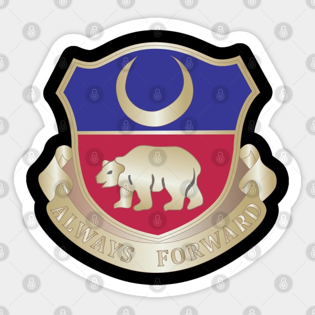 408th Infantry Regiment - Gold X 300 Sticker by twix123844